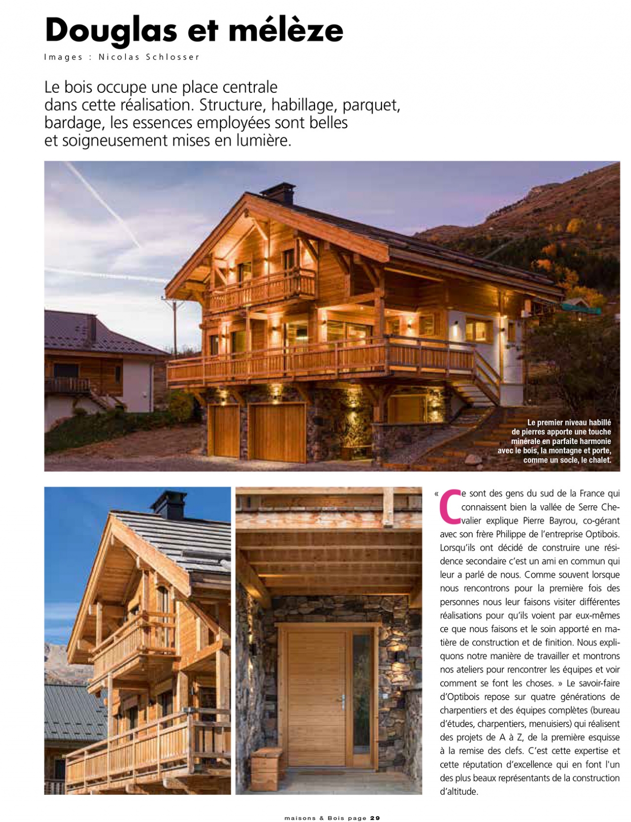 Entre Douglas et Mélèze